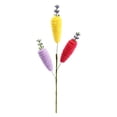thumbnail image 5 of 2Pcs Yellow Red Purple Carrot Floral Picks - Faux Easter Carrot Stems for Wreath, Easter Basket & Home Decor, 5 of 5