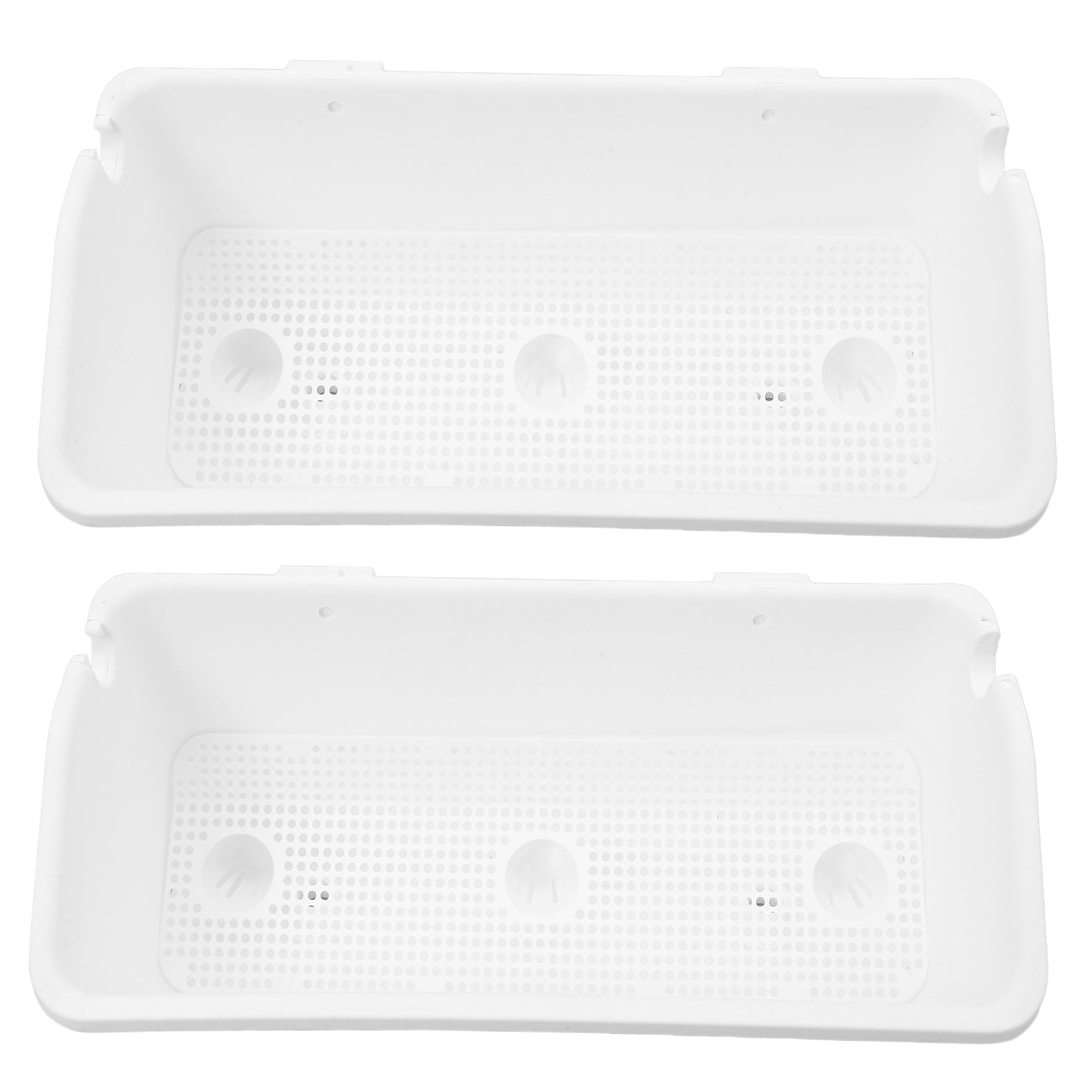 HOMEMAXS 2Pcs Hanging Flower Pot Fence Hanging Bucket Pot Flower Plants Holder Wall Planter