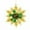 Yellow, variant on Cheapark Large Powdered Snowflake Christmas Ornaments - Hanging Window Decor For Tree Festive Holiday Season Ambiance