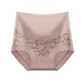thumbnail image 2 of Wancir Women High Waisted Lace Underwear Tummy Control Panties Sexy Stretch Full Coverage Briefs, 2 of 3