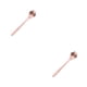 thumbnail image 3 of Billuyoard Cuchara de té premium para té y helado Adecuada para bares y cafés Cuchara de azúcar de acero inoxidable Cuchara para té Cuchara pata de perro oro rosa 1 2Conjunto, 3 of 6