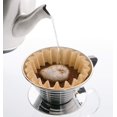 thumbnail image 4 of Gotero de café Kalita de acero inoxidable Wave, tamaño 155, plateado, 4 of 4
