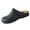 Black, variant on Wensltd Mens Sandals Black Summer Closed Toe Slides Soft Comfy Beach Home Slippers