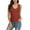 Red, variant on Women's Ribbed Camisole Workout Tank Top Wide Strap Casual Active Top
