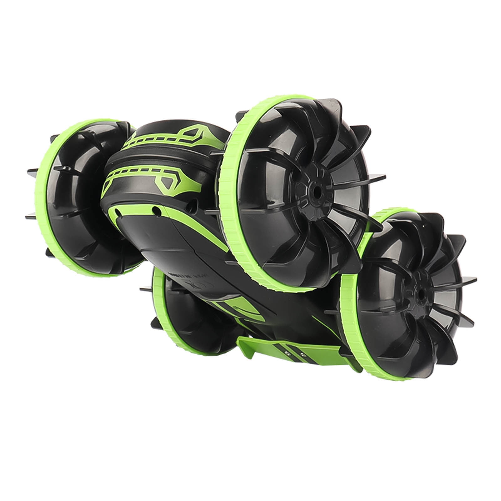 Green Green 4Wd Amphibious Remote Control Stunt Car 2.4Ghz With 360 Degree Rotation For Water And Land