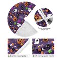 thumbnail image 2 of Falda para árbol de Navidad Wamika, diseño de calabaza morada, 90 cm de diámetro, 2 of 6