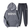 thumbnail image 3 of Conjunto de ropa deportiva para hombre y mujer, sudadera con capucha y pantalones con cordón, ropa deportiva de otoño, 2 piezas, 3 of 5