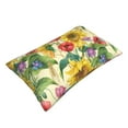 thumbnail image 3 of Naloa Sunflower Cornflower Poppy Pillowcase, Throw Pillowcase, Wrinkle-Free, Stain-Resistant with Hidden Zipper for Bedroom Sofa - 14"x20", 3 of 9