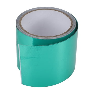 Unique Bargains Truck RV Car Tape 3.15"x16.40ft Self-Adhesive Fiberglass Leak-Proof Tent Awning Tape Tarpaulin Green