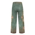 thumbnail image 4 of Bovemsi Wide Leg Pants Woman Women's Summer Leisure Fashion Lacing Solid Color Waist Casual Travel Pants, 4 of 9
