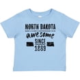 thumbnail image 3 of Inktastic North Dakota Awesome Since 1889 Boys or Girls Baby T-Shirt, 3 of 5