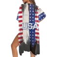 thumbnail image 5 of HELLHERO American Flag Summer Beach Cover Ups Breathable High Quality Fabrics Quick Dry Bathing Suit Cover Up, 5 of 6