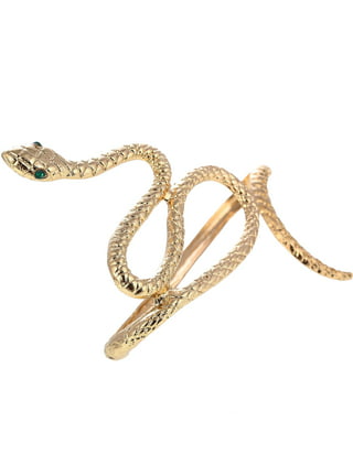 Mystic Cobra Gold Upper Arm Band Snake Bracelet at