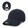 thumbnail image 1 of Cross Hat Womens Baseball Cap -Cross Ponytail Hat Baseball Cap, 1 of 6