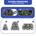 thumbnail image 3 of ModFusion 7ft Pre-Lit Snow Flocked Artificial Hinged Canaan Fir Christmas Tree with 330 Color-Changeable Lights, 3 of 5