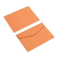 thumbnail image 5 of Uxcell Blank Small Items Storage Card Holder Mini Envelopes, Orange 60 Pack, 5 of 6