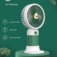 thumbnail image 4 of Handheld Mini Fan Rechargeable Student Study Sleeping Air Fans Running Walking Cooling Device Phone Holder for Household Yellow, 4 of 10