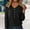 Black, variant on Women's V-Neck Sweater with Rhinestone Buttons, Soft Wool Blend Knit Pullover with Low Cut Design, Elegant Dressy Casual Top for Layering, Comfortable Stretchable Base Layer for Daily Wear Black XL