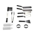 thumbnail image 5 of Griddle Accessories Tool Kit, Complete 12 Pieces Stainless Steel BBQ Set for Outdoor Cooking, Multi-functional Grill Utensils Ideal for Camping, 5 of 5