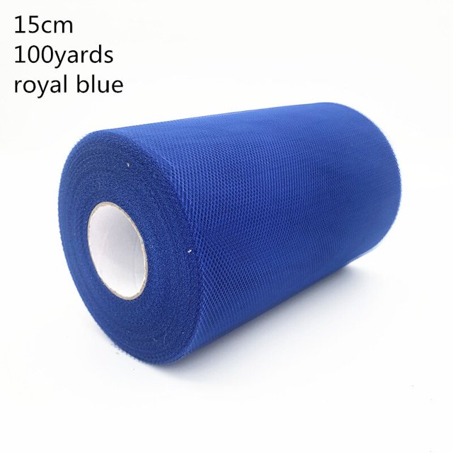 Rollo de tul de 100 yardas y 15 Cm, tela de Organza para decoración de bodas, tutú blanco, decoración de Baby Shower, rollo de tul para fiestas y eventos