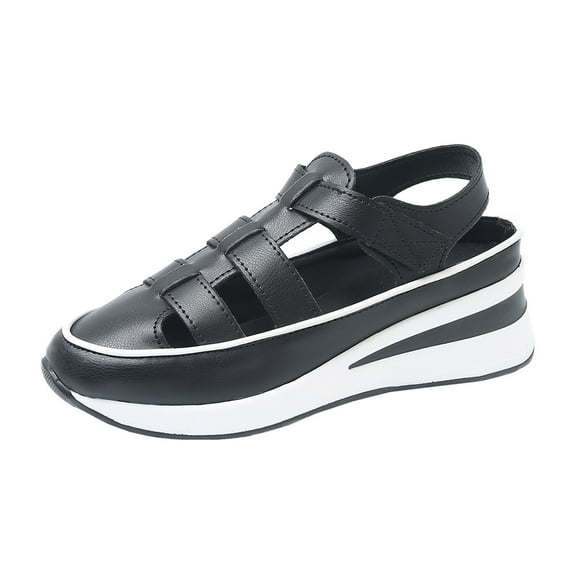 Sandals for Women 2026 Fashion Women Casual Round Head Sandals Comfy Beach Casual Shoes