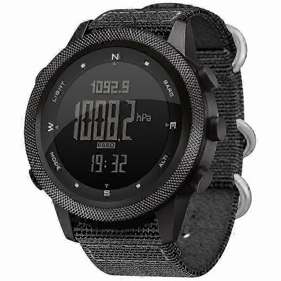 Tactical Watch For Men Military Watches With Compass Outdoor Sports Watches For Men Hiking Digital Wrist Watch With Barometer,altimeter,step Counter