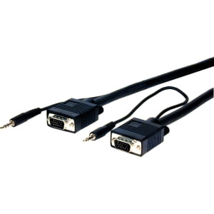 VGA W/AUDIO HD15 M/M CBLE 12FT 26AWG PRO AV/IT-LIFETIME WARRANTY