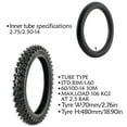 thumbnail image 7 of Front 60/100-14 2.50-14 Tire and Inner Tube for 110cc 125cc CRF70 XR70 CRF110 KLX110 TTR90 PW80 RM60 RM65 TaoTao DB14 SSR Apollo Coolster Dirt Pit Bike Motorcycle Heavy Duty Off Road Motocross, 7 of 7