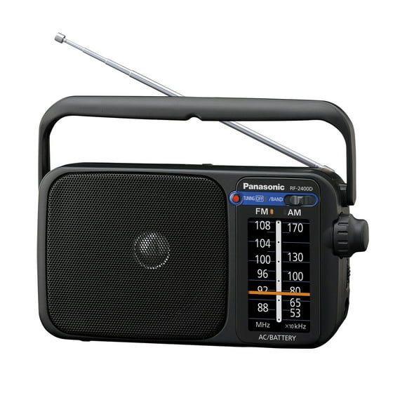 Radio Portable AM/FM Panasonic RF-2400-K Noire
