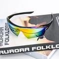 thumbnail image 2 of Outdoor Men Cycling Sunglasses Road Bicycle Mountain Riding Running Sports Glasses Goggles Eyewear Sun Glasses UV400 B GBlack, 2 of 6