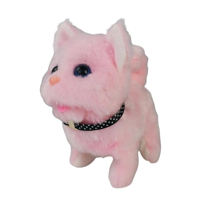BESTSKY Cat Stuffed Animal,Realistic Kitty Cat Stuffy,Soft Plush Interactive Sounds Stuffed Cat,Style3