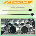 thumbnail image 4 of 2Pcs Drum Legs Drum Leg Clamp Holder Drum Set Accessory Drum Bracket Portable Professional Accessories Long, 4 of 5