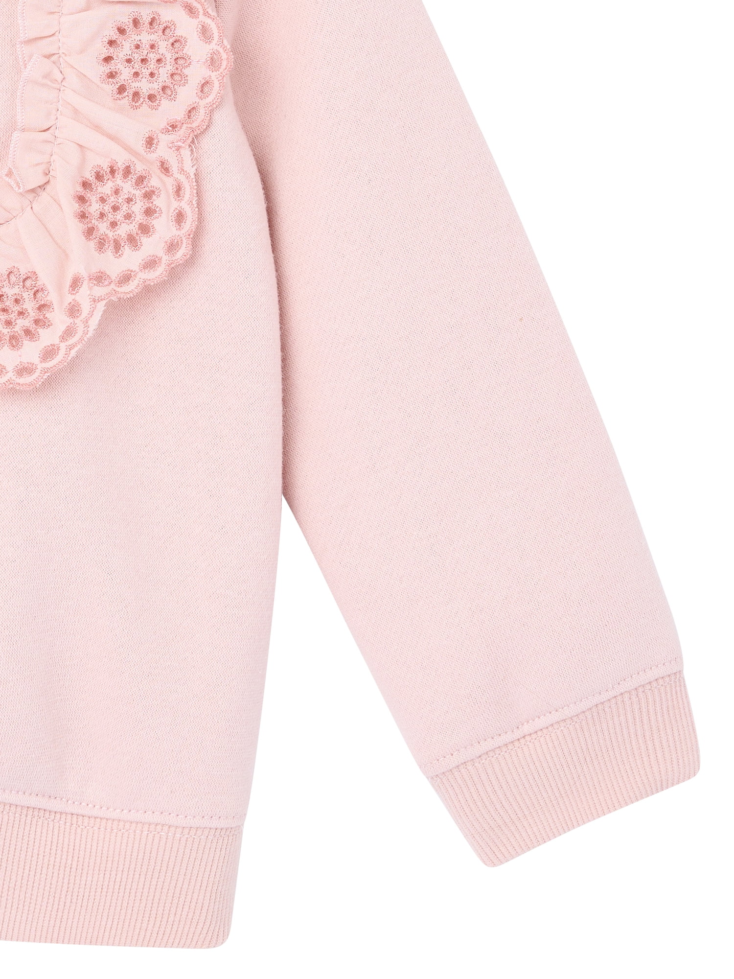 Modern Moments Toddler Girl Glinda Wicked Eyelet Ruffle Sweatshirt, Sizes 12 Months - 5T
