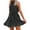 Black, variant on Ichuanyi Woman Dress Fashion Women Floral Printed Halter Strapless Ruffle Bandage Casual Dress