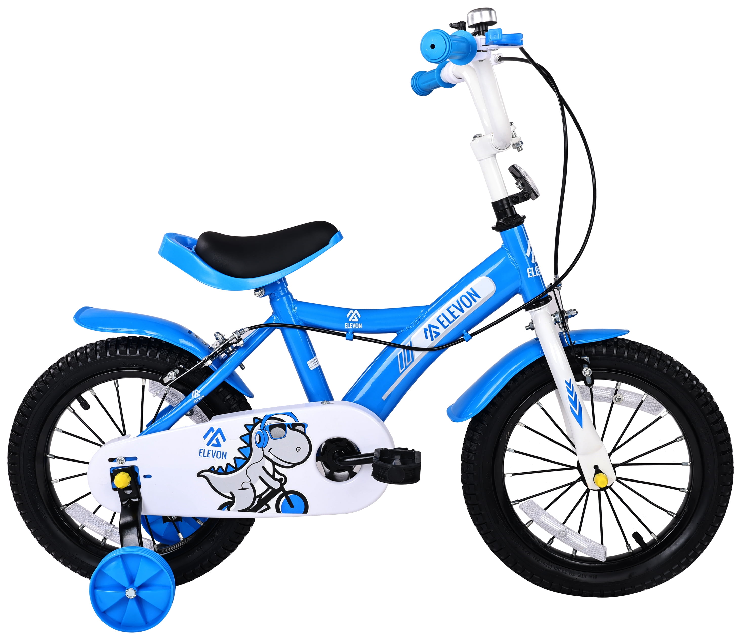 Elevon Dinos Kids Bike Kids Bicycle with Removable Training Wheels and