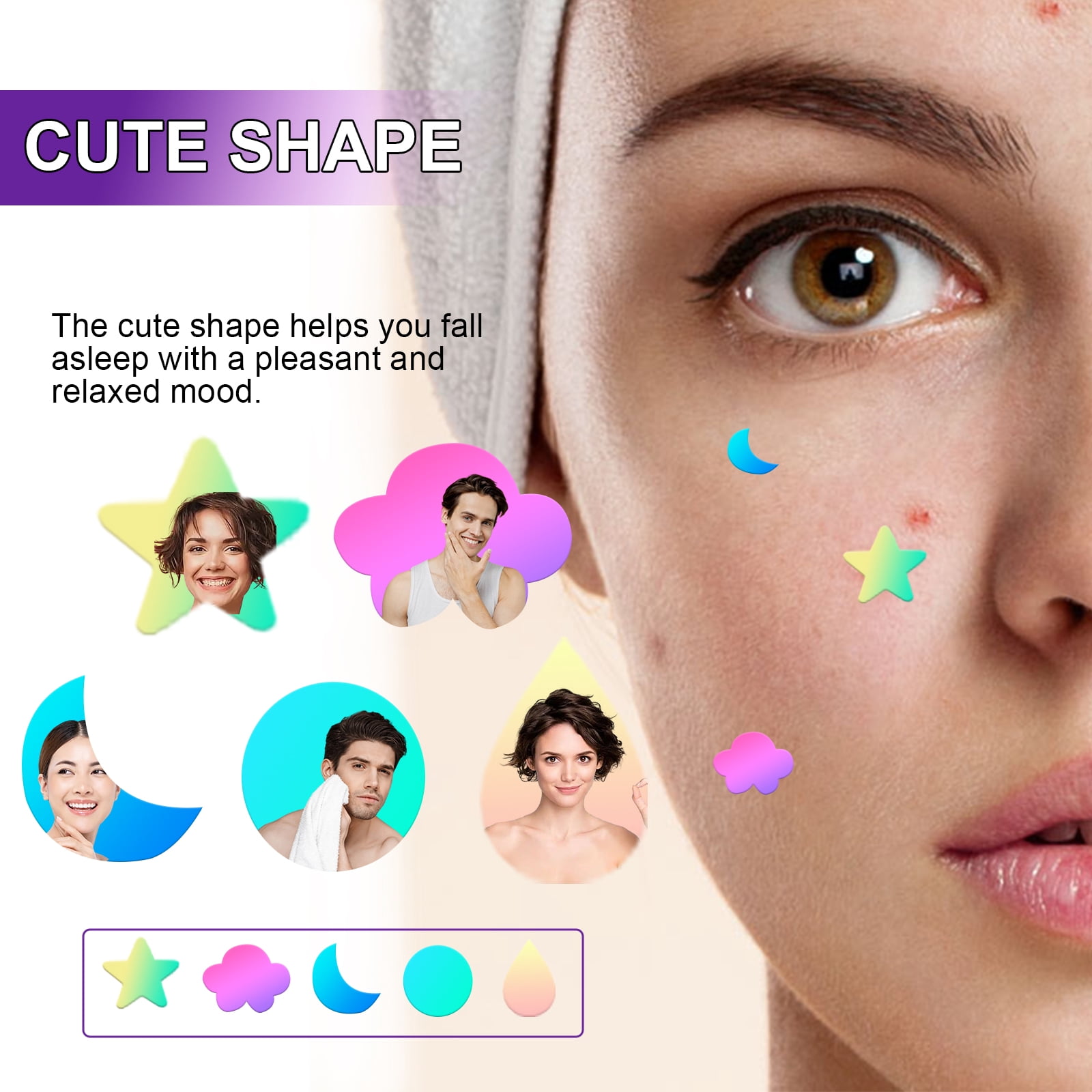 Alvantor Acne Patches Salicylic Acid Pimple Patches for Face Day/Overnight Hydrocolloid Zit Stickers Invisible Spot Treatment, 180pcs
