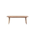 thumbnail image 3 of Porter Designs Fusion Solid Sheesham Wood Dining Bench - Light Brown, 3 of 3
