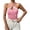 Z-Pink51, variant on Women's Tank Tops Summer Versatile Hollowed Out Tied Halter Neck Sleeveless Knitted Solid Color Fashion Female Breathable Vest