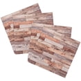 thumbnail image 3 of 4 Pcs Planches de Sol Miniatures en PVC pour Maison de Poupée pour Projets DIY 3.9X3.9X0.04 Po, 3 of 9