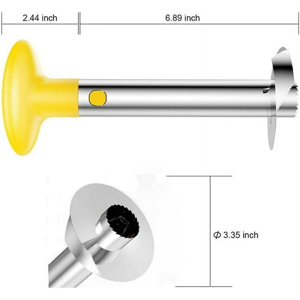 Coupe Ananas Inox - Ustensile Cuisine - Coupe Fruit - Gadgets de