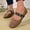Brown, variant on YOUYEDIAN Mary Jane Shoes Women Versatile Cute Polka Dot Round Toe Slip On Flats Fashion One Lace-up Comfy Casual Low Heel Dress Shoes