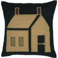 thumbnail image 3 of VHC Brands Heritage Farms Primitive House Pillow 18x18 Country Primitive Bedding Accessory, Black, 3 of 3