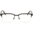thumbnail image 2 of Original Penguin Men's Eyeglasses The Lewis BK Black Half Rim Optical Frame 53mm, 2 of 5