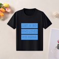 thumbnail image 2 of Xuewenshw T-Shirt à Manches Longues pour Jeunes, Col Rond, Imprimé Lettre, Été, Décontracté, 2 of 4