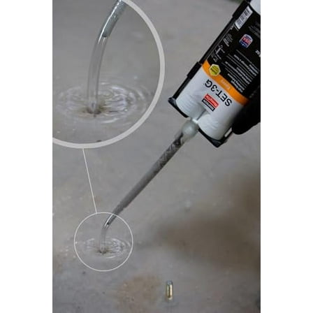 Simpson Strong-Tie SET-3G22-N High-Strength Epoxy Anchoring Adhesive for Threaded Rods, Rebar & Dowels - Superior Bond Strength, Fast Curing, 22 oz Side-by-Side Cartridge