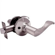 CONSTRUCTOR STUDIO Constructor PRELUDE Passage Lever Handle Door Lock Set for Hallway and Closet Satin Nickel Finish