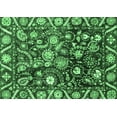 thumbnail image 1 of Ahgly Company Indoor Rectangle Oriental Emerald Green Traditional Area Rugs, 7' x 9', 1 of 4