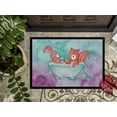 thumbnail image 3 of Carolines Treasures BB7348MAT 18 x 27 in. Rabbit & Squirrel Bathing Watercolor Indoor or Outdoor Mat, 3 of 4