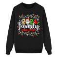 Christmas Shirts For Family Long Sleeve Cotton Merry Christmas Couples 