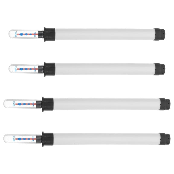Hytrove Tank Water Level Indicator Water Gauge Transparent 4Pcs